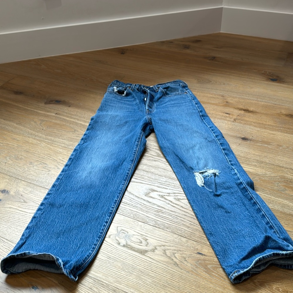 Levis ribcage straight. Purchased from shop bop